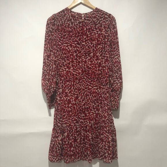 LK Bennett London DR Damiell Long Sleeve Midi Dress US 2 - Picture 9 of 9